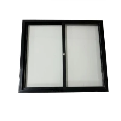 Дверь холодильника витрины двойника 4мм закаленная стеклом раздвижная стеклянная